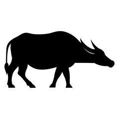 buffalo silhouette illustration