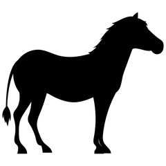 horse silhouette illustration