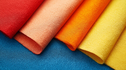 Colorful Fabric Textures in Spectrum Order