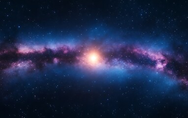 Obraz premium Bright star in a nebula.