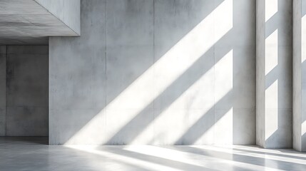 Obraz premium Abstract concrete wall with sunlight
