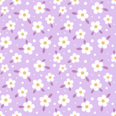 seamless pattern with flowers