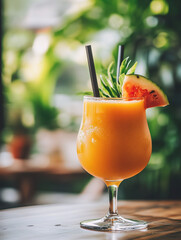 glass of orange juice