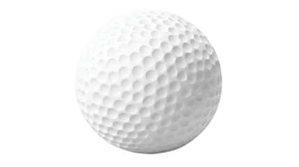 golf ball isolated on white background