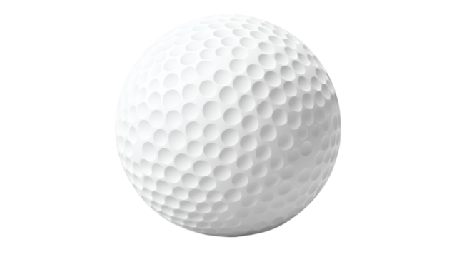 golf ball isolated on white background