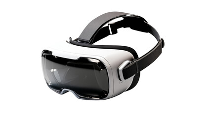  a virtual reality headset isolated on white background