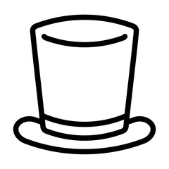 Top hat representing British style and tradition
