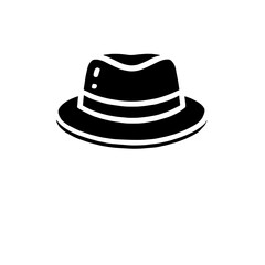 Stylish Fedora Hat Icon 