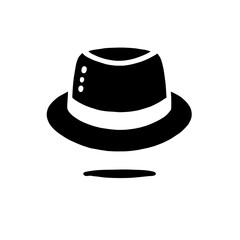 Stylish Fedora Hat Icon 