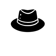 Classic Fedora Hat Icon 