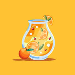 Orange Juice by Hana Lie