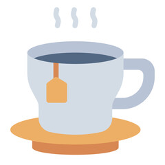 Tea cup representing British tea culture