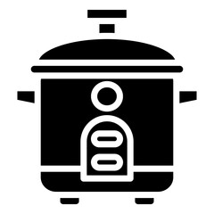 Rice Cooker  Icon Element For Design