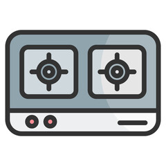 Stove  Icon Element For Design