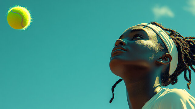 Dynamic Tennis Players Intense Serving Moment Showcasing Determination Strength Passion Game Stunning Portraits Action Shots Court,girl,league,wall,art,wallpaper,phohtography,banner,advertising