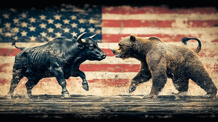 Bull vs. Bear: American Market Showdown 