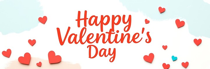Red Hearts Valentine's Day Greeting: A Festive and Cheerful Design