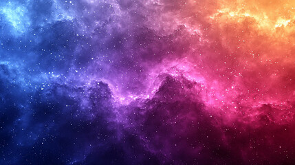 Obraz premium Colorful nebula with stars and cosmic dust.