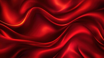Obraz premium abstract red wavy background with smooth lines. vampire carmine background.