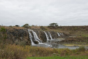 Hopkins Falls cloudy day landscape