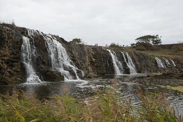 Hopkins Falls cloudy day landscape