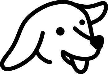 Vector : Pets Animal Simple Lineart - for Symbol Logo Decorative Ornament Pattern Printable