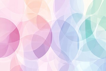 Soft pastel abstract patterns blending harmoniously in gentle hues.
