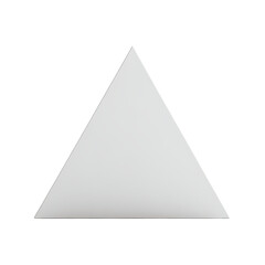 triangle Advertisement isolated on white background full depth of field 