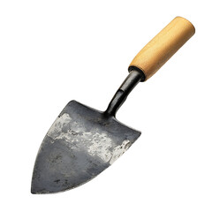 trowel Advertisement isolated on white background full depth of field 