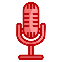 Microphone  Icon Element For Design