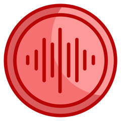 Obraz premium Equalizer Icon Element For Design