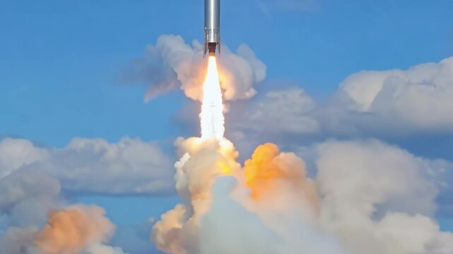 Minuteman iii intercontinental ballistic missile launching