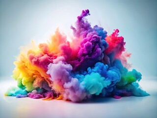 Abstract Pastel Smoky Gradient Background Minimalist Art