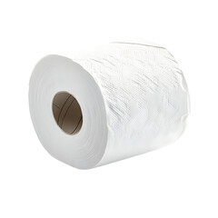 Fototapeta premium toilet paper Advertisement isolated on white background full depth of field 