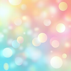 Pastel Bokeh Background Creates Dreamy Soft Focus Abstract Art for Design