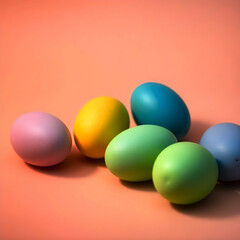 Easter Egg Art: Stripes, Polka Dots, and Waves on Display Brightly Decorated Easter Eggs with Vibrant Patterns Minimalist Easter Decorations: Beautifully Painted Eggs