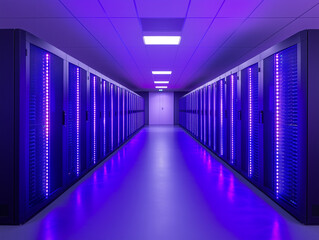 Fototapeta premium Network Safeguards AI Insight Infrastructure – Ensuring Robust Cybersecurity Solutions