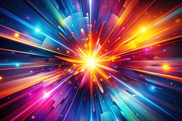Futuristic Ultra-Wide Modern Backgrounds -  Dynamic Color Explosion