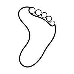 Obraz premium Foot Sole One Line Art Minimalist and Stylish Designs for Creative Projects