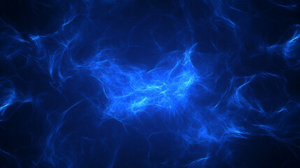 Dark Blue Background with Glowing Particles and Futuristic Abstract Design for Digital and Artistic Use






