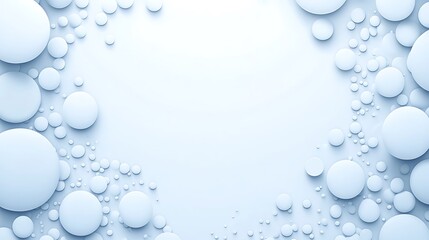 Abstract Background With Light Blue Spheres