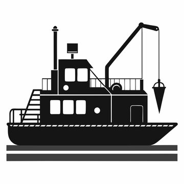 Research Vessel clip art preview
