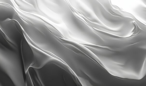 Retro gray white gradient background, vivid flows texture, presentation backdrop, retro aesthetics, Generative AI