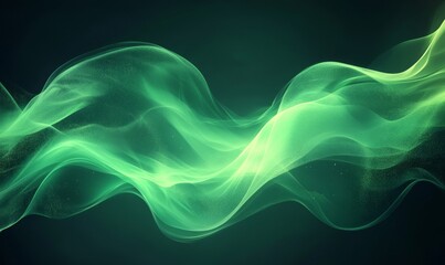 Obraz premium Glowing green cyan gradient background, vibrant highlights texture, mobile wallpaper, high contrast elements, Generative AI