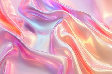 Abstract pink beige gradient background, vivid flows texture, webpage cover, high contrast elements, Generative AI