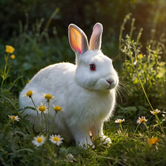rabbit in the grass