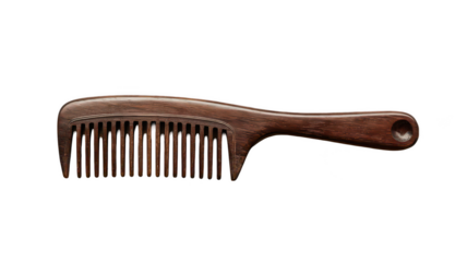 classic wooden comb with smooth finish and fine teeth, ideal for grooming. This elegant accessory adds touch of sophistication to any personal care routine
