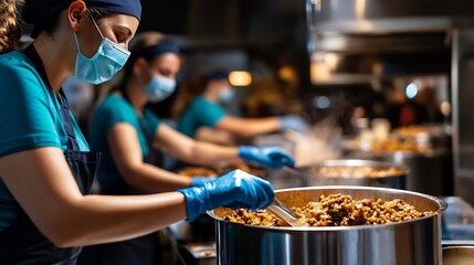 Food Preparation in a Commercial Kitchen: Teamwork and Safety