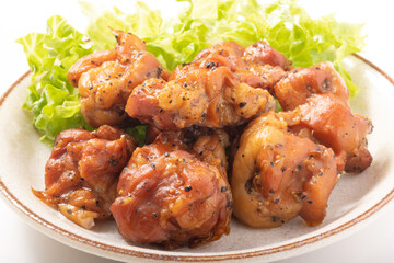 おつまみチキン（スモークペッパー）