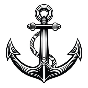 ancla on white background